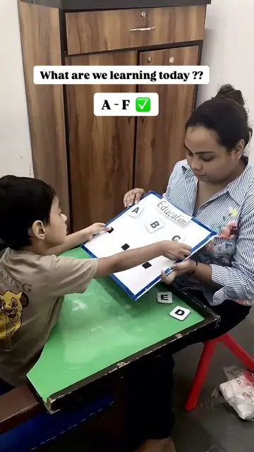 Video thumbnail: Learning letters through play