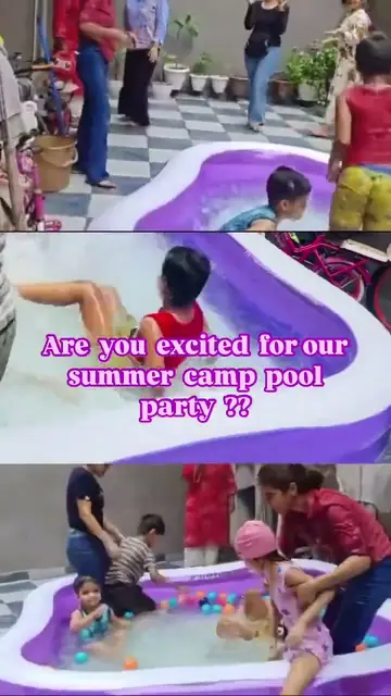Video thumbnail: Summer camp pool party